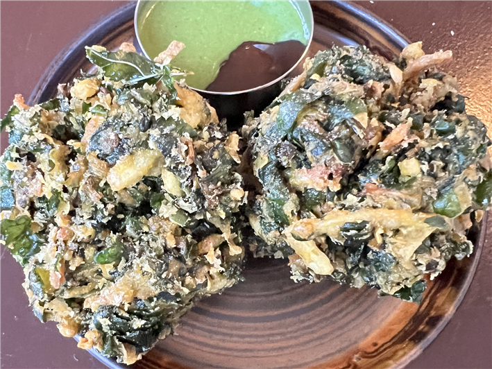 kale bhajias